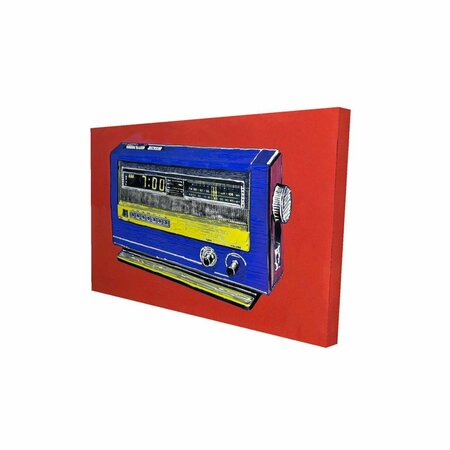 FONDO 20 x 30 in. Retro Radio Alarm-Print on Canvas FO3332750